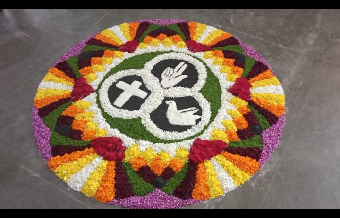 Winning First Prize Pookalam Designs With Theme