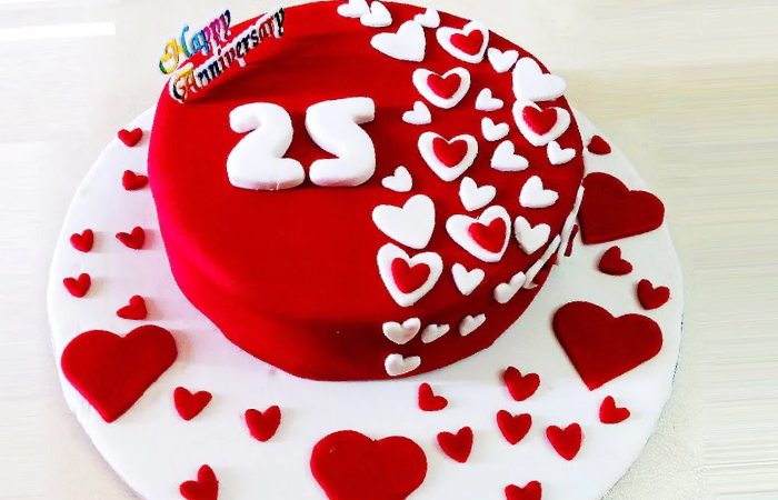 Silver Anniversary Cakes: 25th Year Ideas