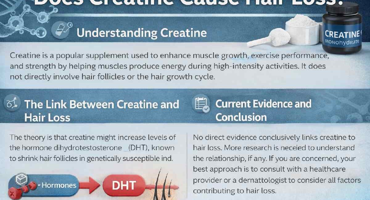 Does Creatine Cause Hair Loss? A Theoretical and Scientific Explanation